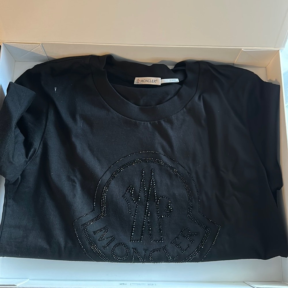 MONCLER TEE XS BLACK